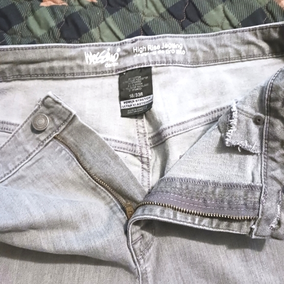 Mossimo Gray High Rise Jeggings Plus Size 16 - Picture 5 of 9